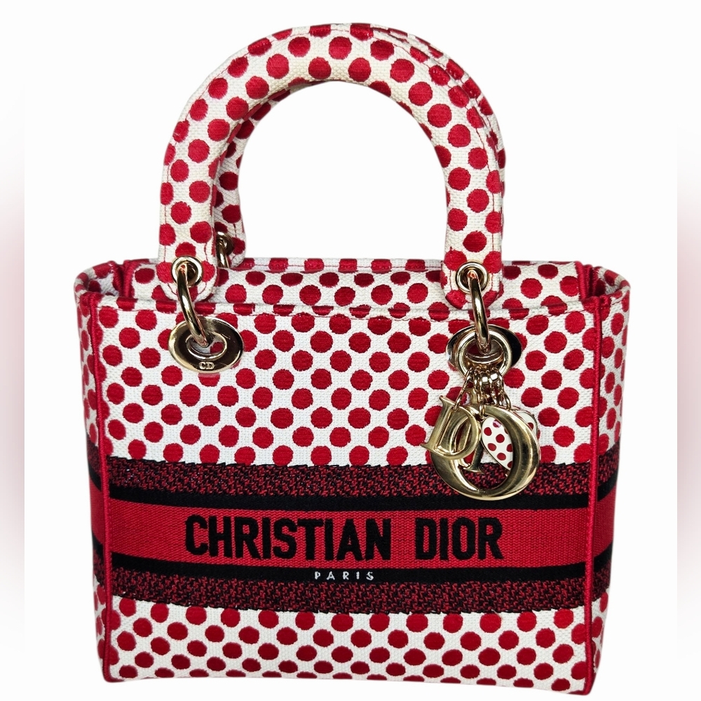 !!SOLD!! Authentic Christian Dior DiorAmour Lady D-Lite Medium - Picture 3 of 9